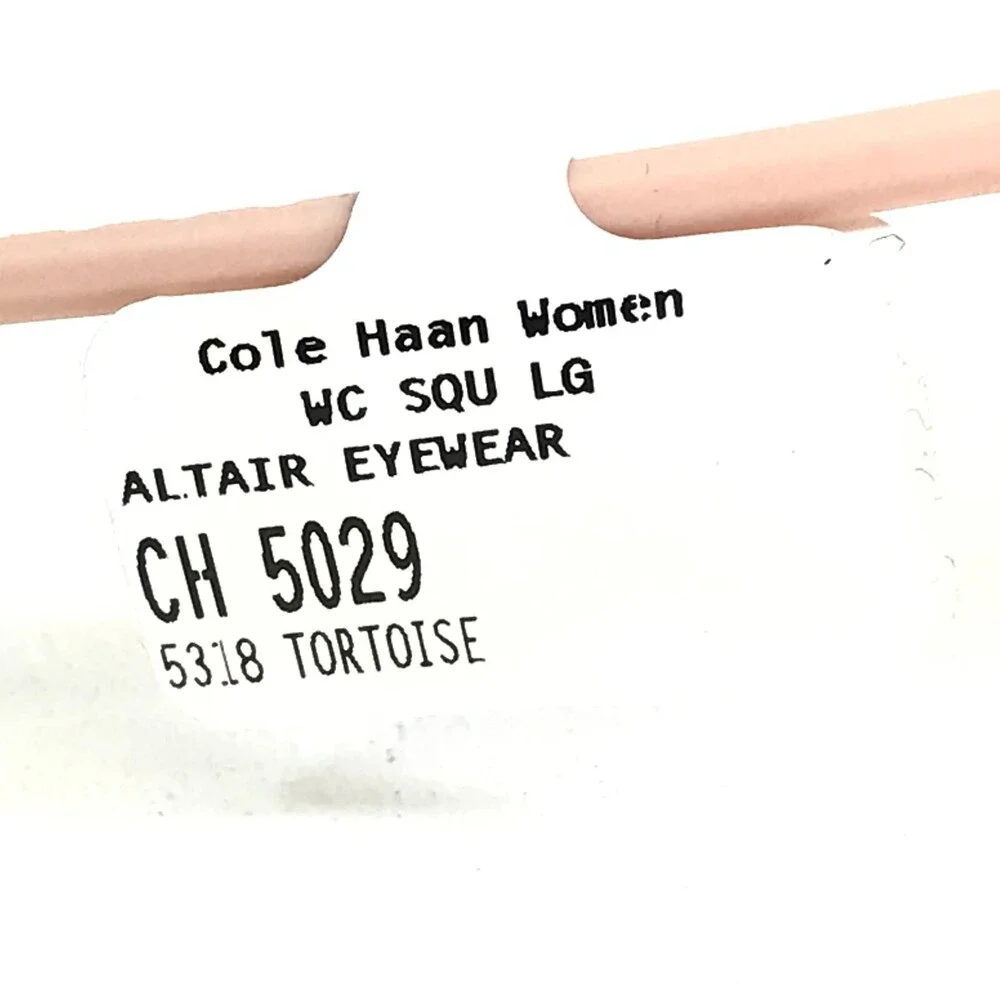 Cole Haan Eyeglasses Frames CH5029 239 Pink Tortoise Gold Cat Eye 53-18-135